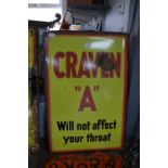 Craven "A" Enamel Advertising Sign (AF)