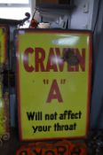 Craven "A" Enamel Advertising Sign (AF)