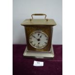 Silver Plated Carriage Clock