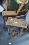 Pair of Victorian Milking Stools