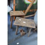 Pair of Victorian Milking Stools