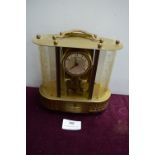 Brass & Glass 8 Day Musical Pendulum Clock
