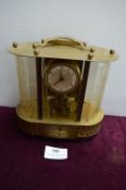 Brass & Glass 8 Day Musical Pendulum Clock