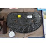 LMS Railway Plaque and Railway Stopwatch