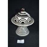 Moorland Chrome Lustre Covered Dish