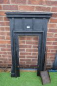 Edwardian Cast Iron Bedroom Fire Surround