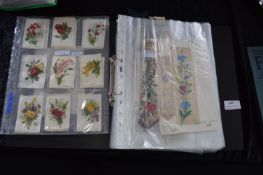 Album of Collectible Bookmarks plus Pages of Silks