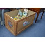 Players Navy Cut Cigarette Crate Containing Children's Annuals etc.