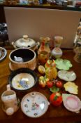 Carltonware Dishes, Beswick Vases, etc.