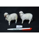 Pair of Beswick Sheep