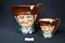 Two Royal Doulton Character Jugs