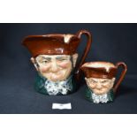 Two Royal Doulton Character Jugs