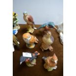 Six Beswick Birds; Kingfisher, etc.