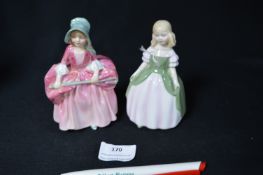 Two Small Royal Doulton Figurines - Bo Peep and Penny