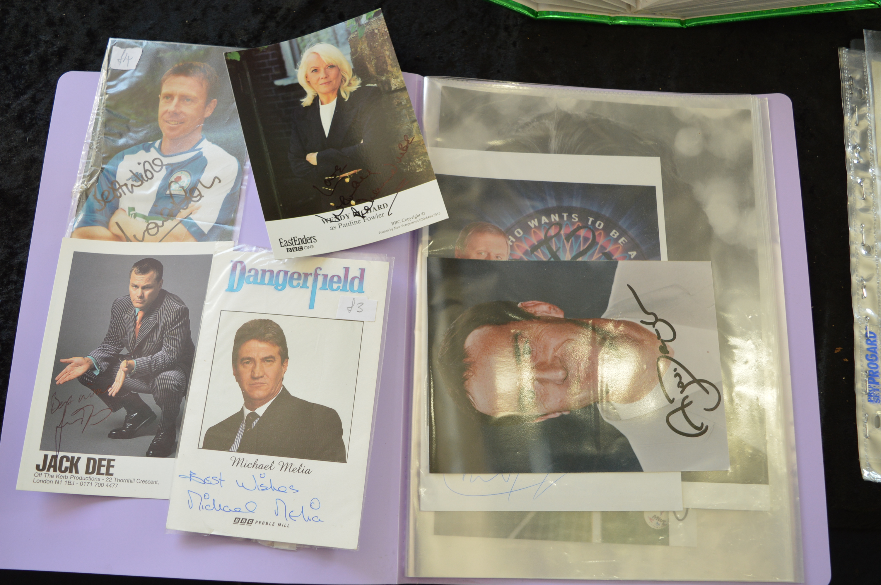 Signed Photographs: Jack Dee, Garry Lineker, etc. - Image 3 of 6