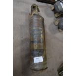 Vintage Brass Fire Extinguisher