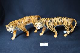 Pair of Beswick Tigers