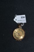 Ladies 14ct Gold Pocket Watch