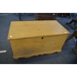 Victorian Pine Blanket Box