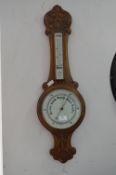 Oak Cased Barometer