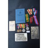 WWII Medal Group Comprising 1935-45 Star, Africa Star plus Service Medals etc.