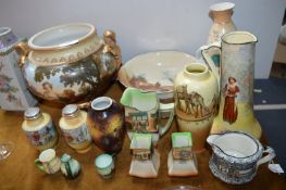 Royal Doulton and Other Vases, Dishes, etc.