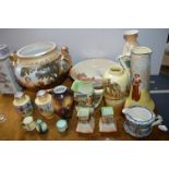 Royal Doulton and Other Vases, Dishes, etc.