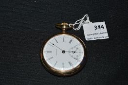 Waltham USA Gold Plated Pocket Watch