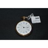 Waltham USA Gold Plated Pocket Watch