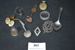 Assorted Silver and Silver Gilt Items