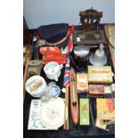 Collectibles; Flags, Pipes, Card Games, Harmonica, etc.