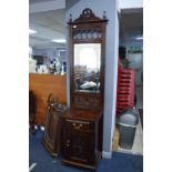 Victorian Mahogany Mirror Backed Hall Stand