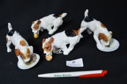 Four Royal Doulton Terriers