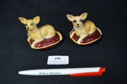 Pair of Beswick Chihuahuas