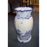 Blue & White Umbrella Stand