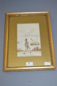 Framed Victorian Watercolour - Its a Long Way to Tipperary