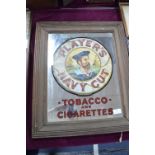 Players Navy Cut Reproduction Advertising Mirror