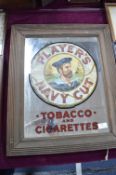 Players Navy Cut Reproduction Advertising Mirror