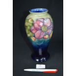 William Moorcroft Clematis Pattern 9" Baluster Vase