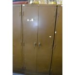 Two Door Metal Office Cupboard 195x75cm