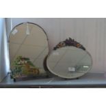 Two 1930's Dressing Table Mirrors