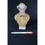 Small Salt Glazed Bust of Charles Dickens