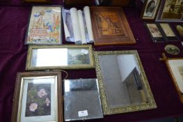 Assorted Framed Pictures, Prints and Mirrors