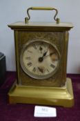 Brass Carriage Clock