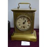 Brass Carriage Clock