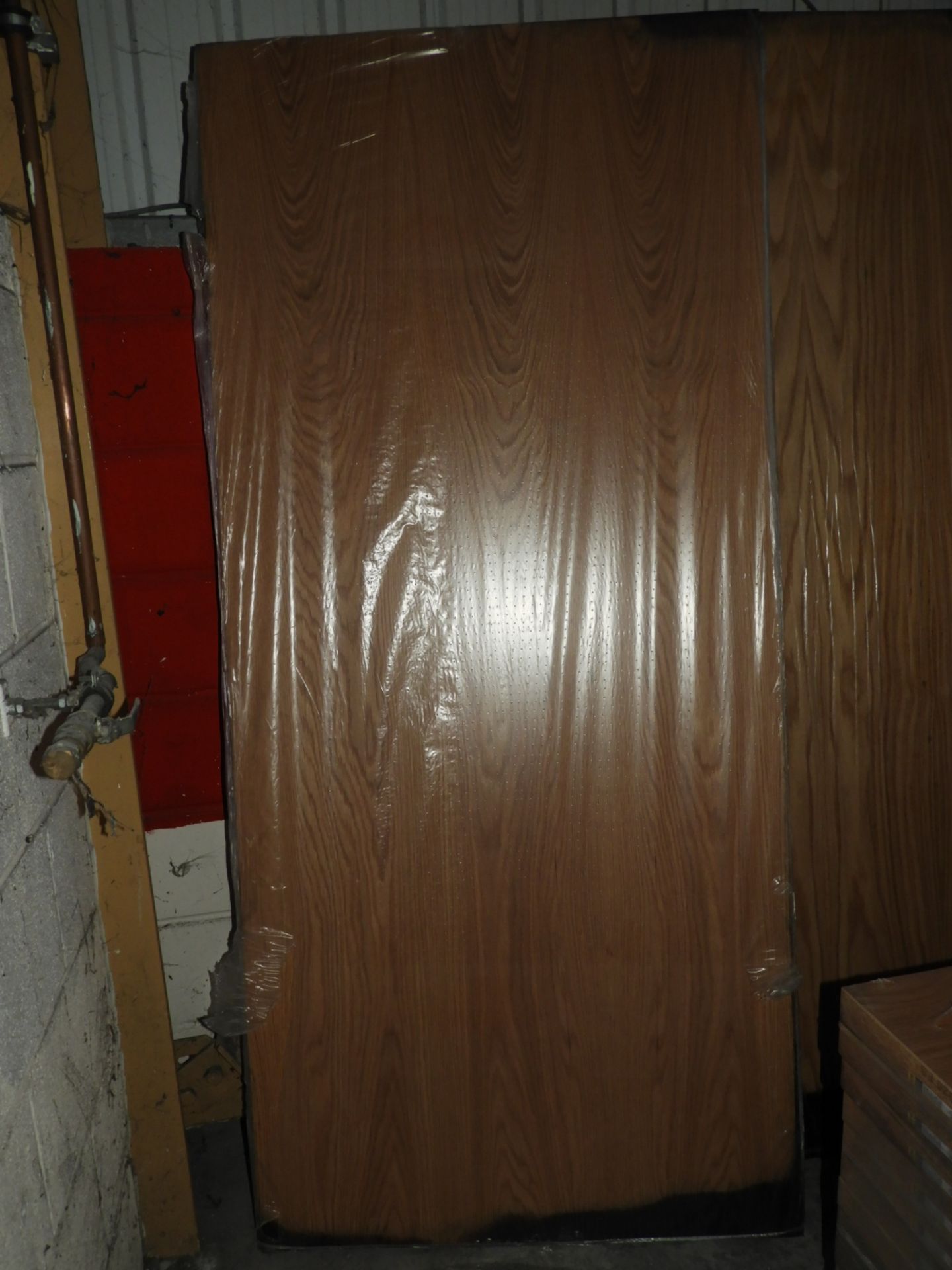 *Oak Faced Solid Wood Door (36,1/2" x 80,3/4" x 1,3/4")