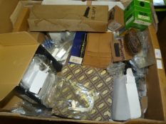 Box of Assorted Door Furniture and Fittings