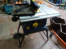 Portable Table Saw with Laser