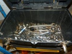 Toolbox with Quantity of Spanner and Sockets