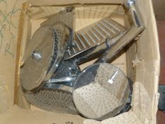 *Box of Assorted Large Waterfall Shower Heads